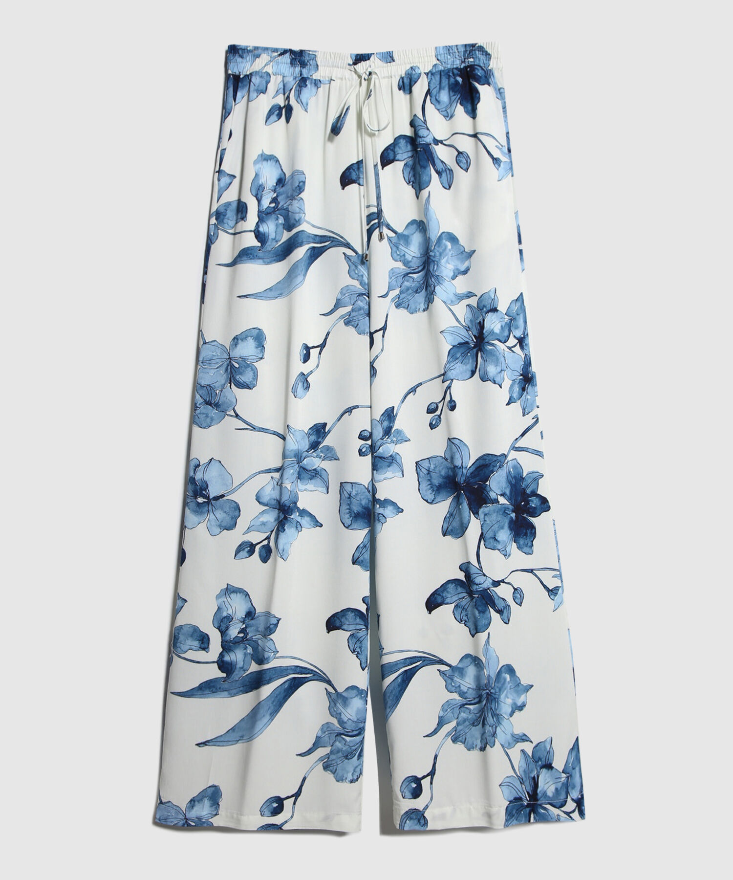 Pantalón Estampado Con Pretina Encauchada