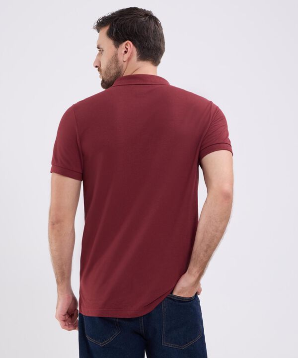Polo Unicolor Para Hombre