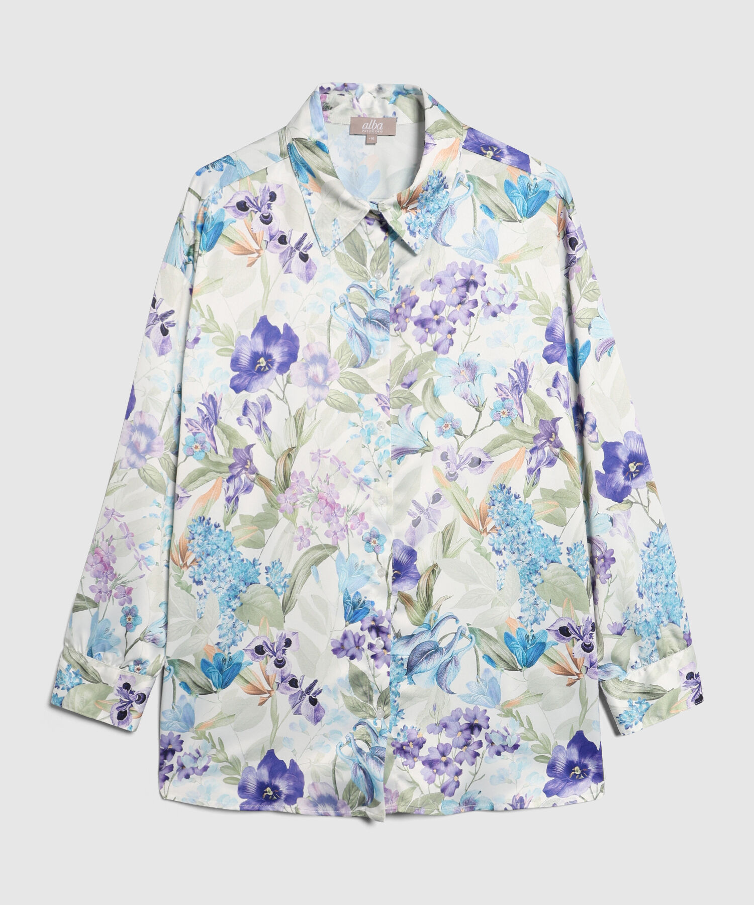 Camisa Estampada Satinada