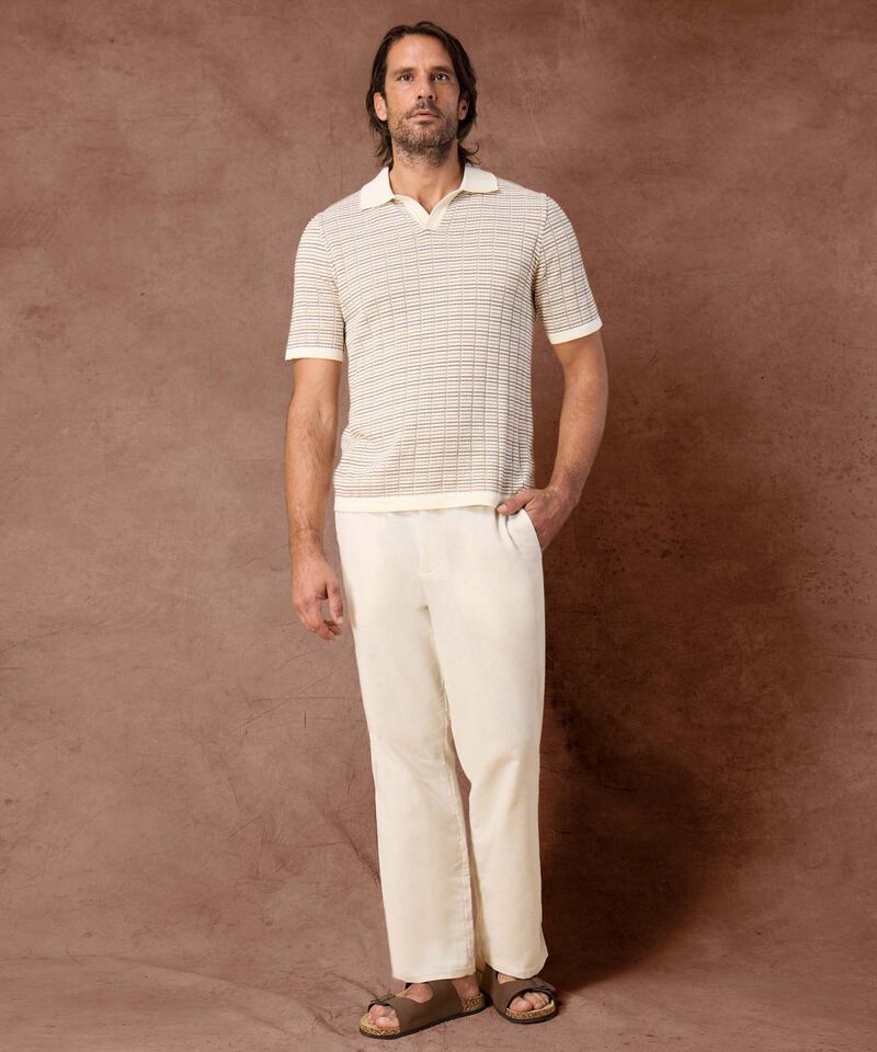 Pantal&oacute;n de Textura Suave Pierna Ancha Para Hombre