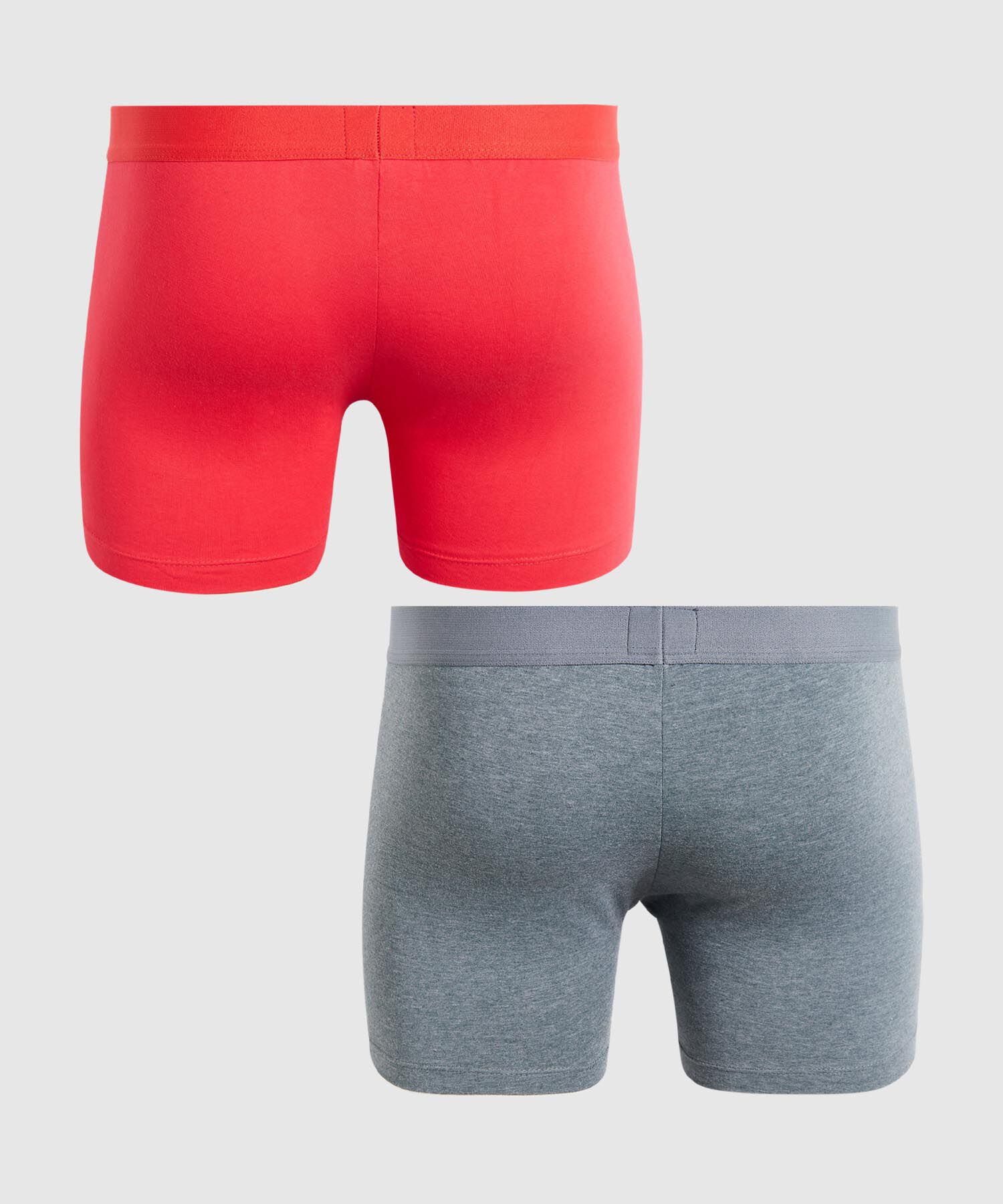 Pack x 2 B&oacute;xer Medio Unicolor