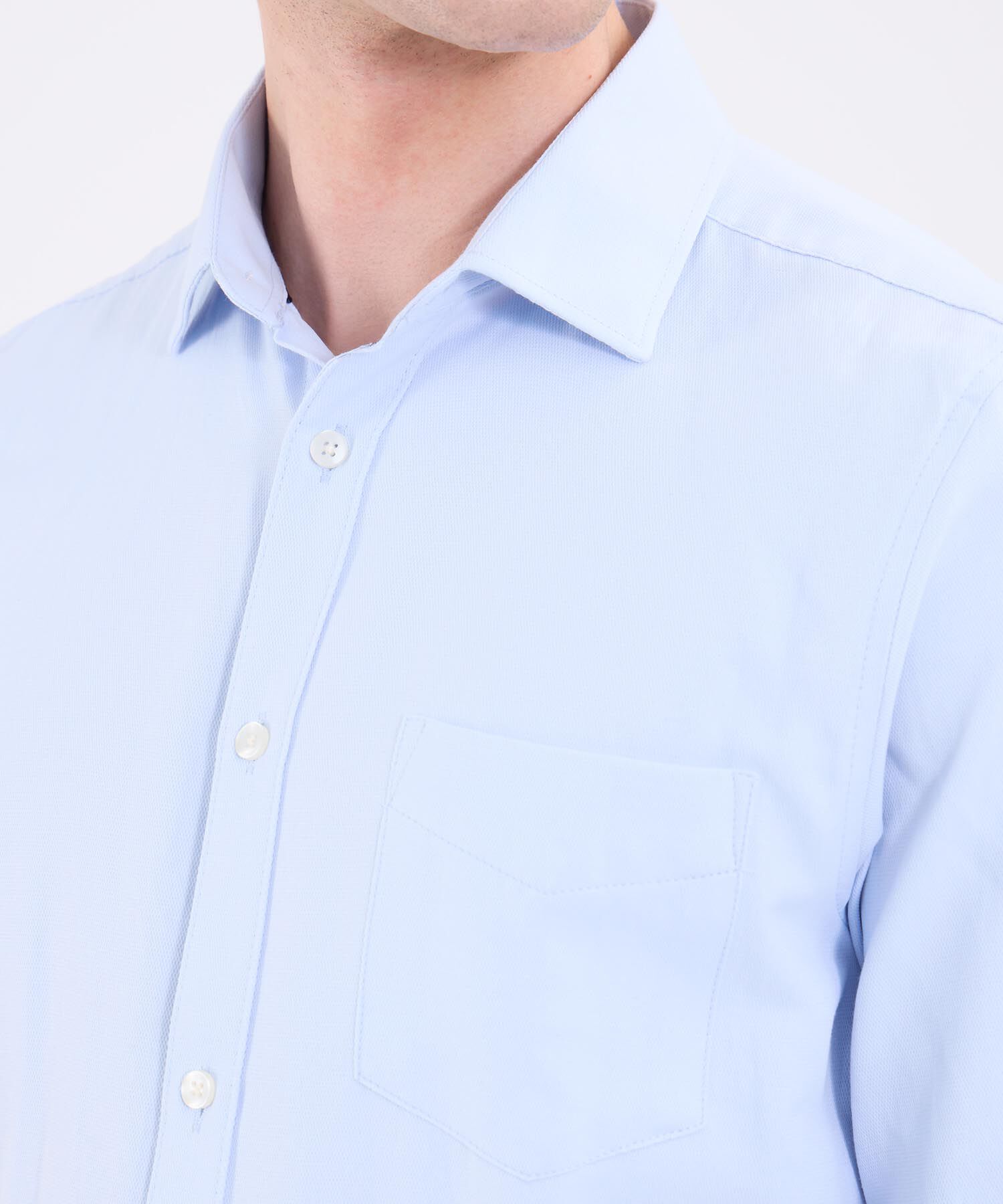 Camisa Unicolor Manga Larga