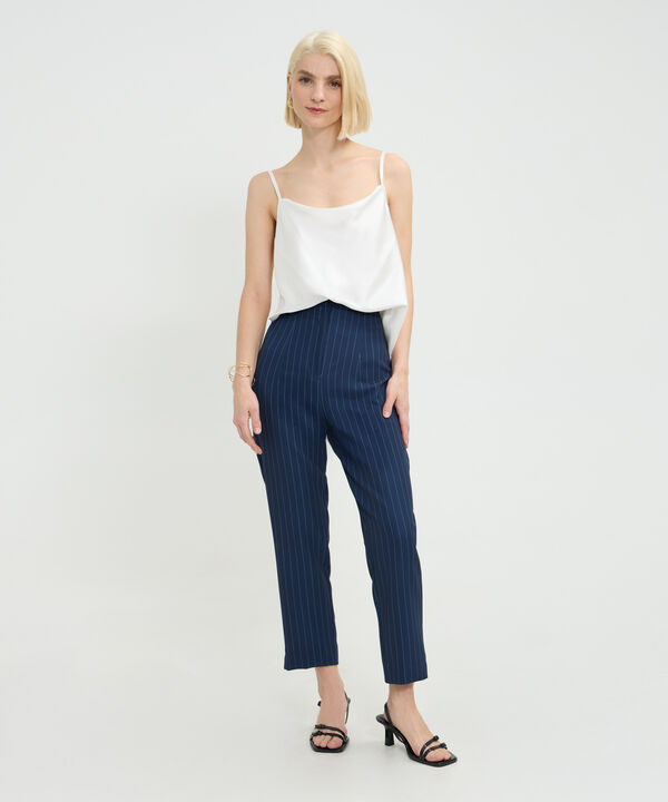 Pantalon Tiro Alto Estampado image number null