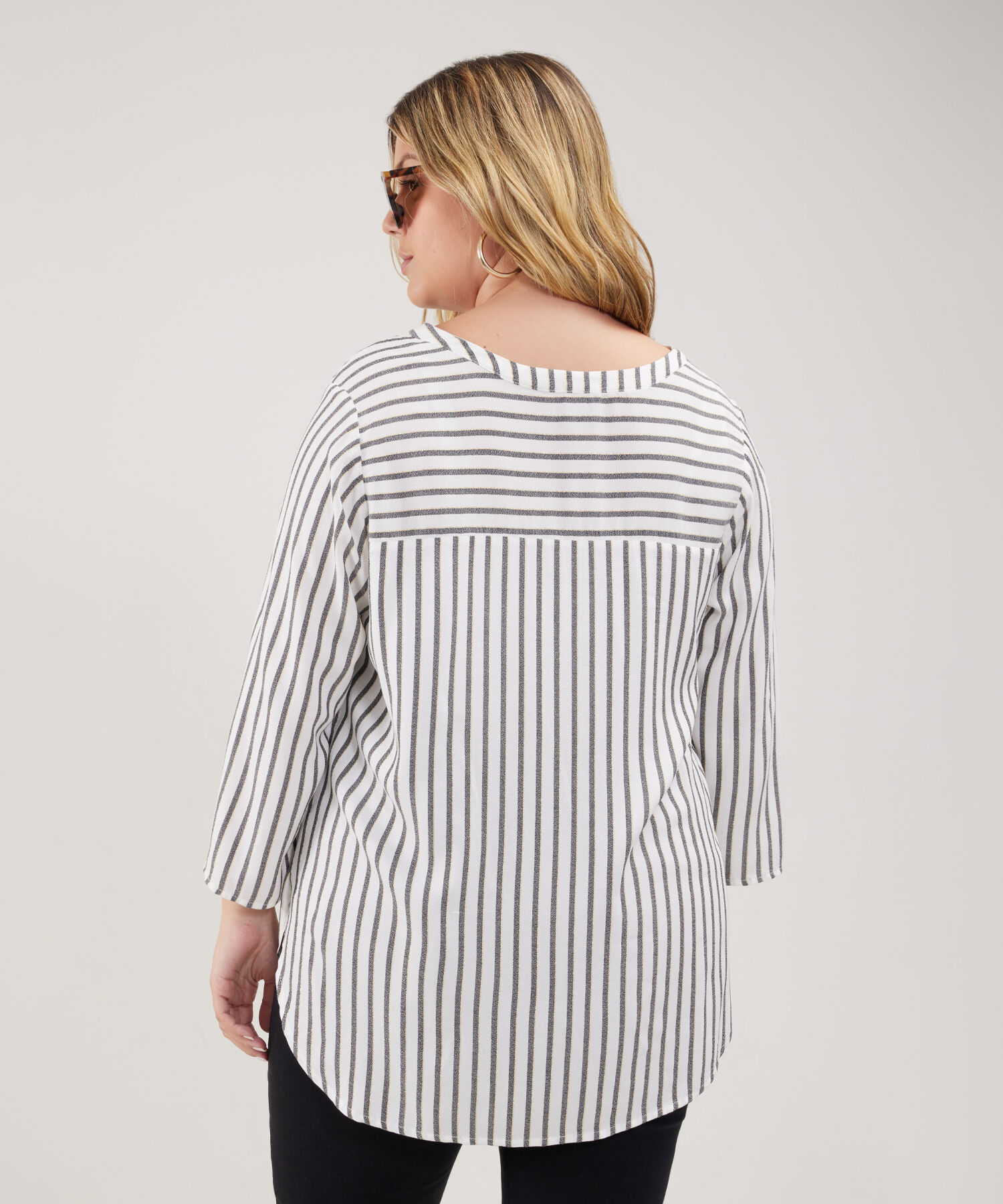 Blusa Manga 3/4 Pretendida