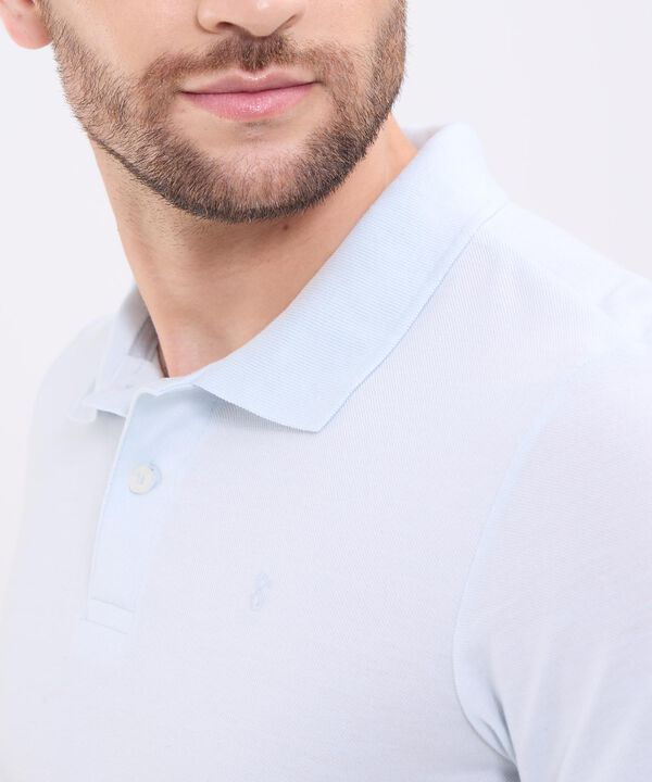 Polo Unicolor Para Hombre image number null