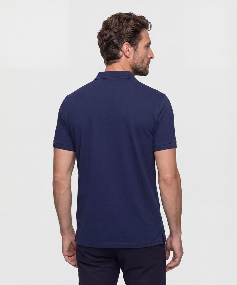 Polo Hombre con Cuello a Contraste