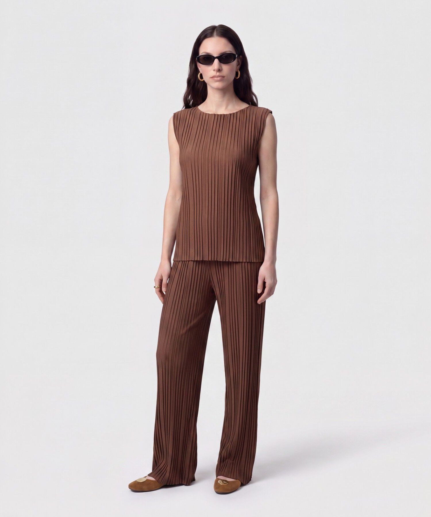 Blusa Textura Plisada para Mujer