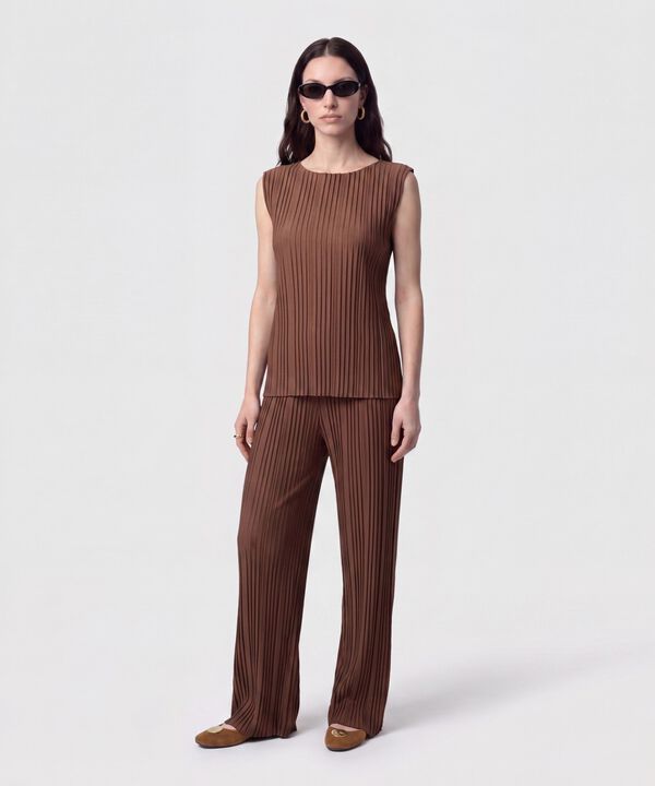 Blusa Textura Plisada para Mujer