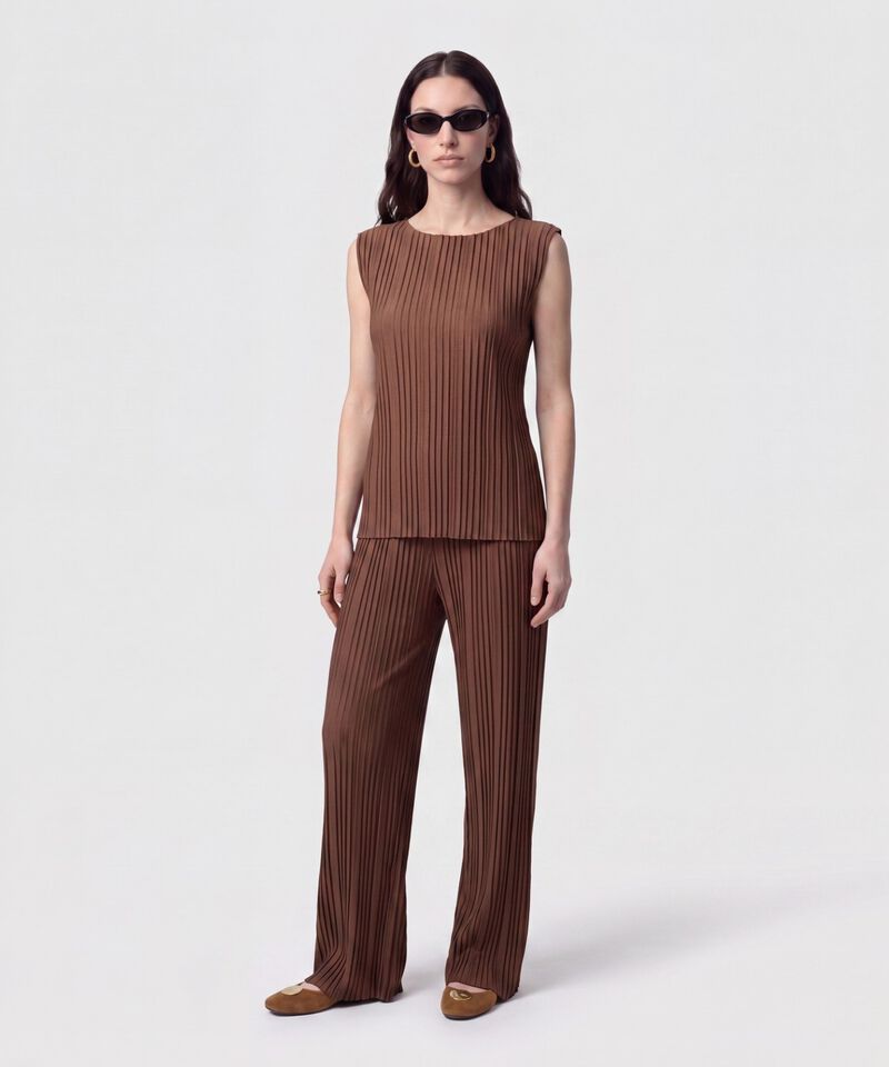 Blusa Textura Plisada para Mujer