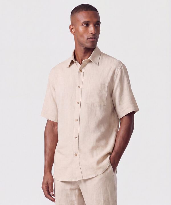 Camisa Guayabera De Manga Corta Hombre image number null