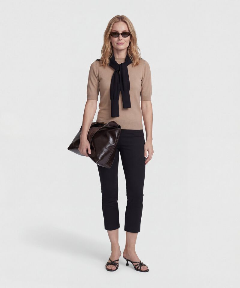 Pantalon Capri Unicolor 