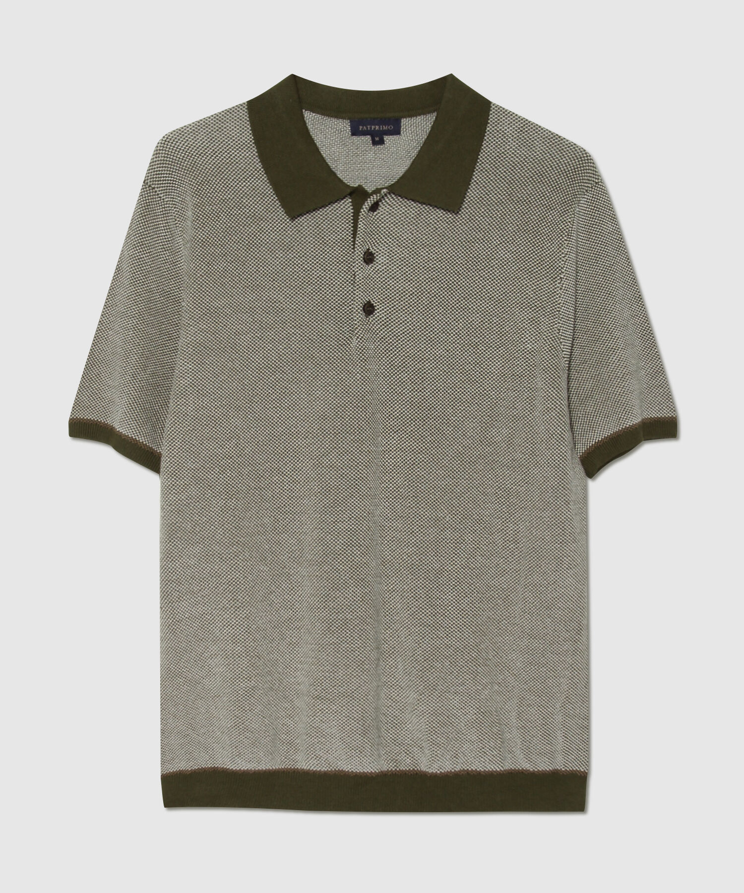 Polo Unicolor Con Detalles En Contraste