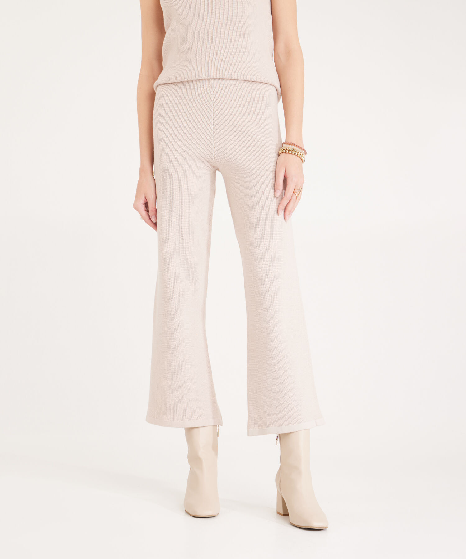 Pantalon En Tejido De Punto