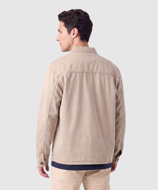 Chaqueta Casual Unicolor Para Hombre