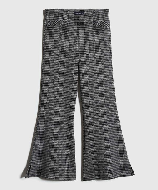 Leggins Tipo Flare Preteñido Con Ribete En Costados Y Pretina Invisible