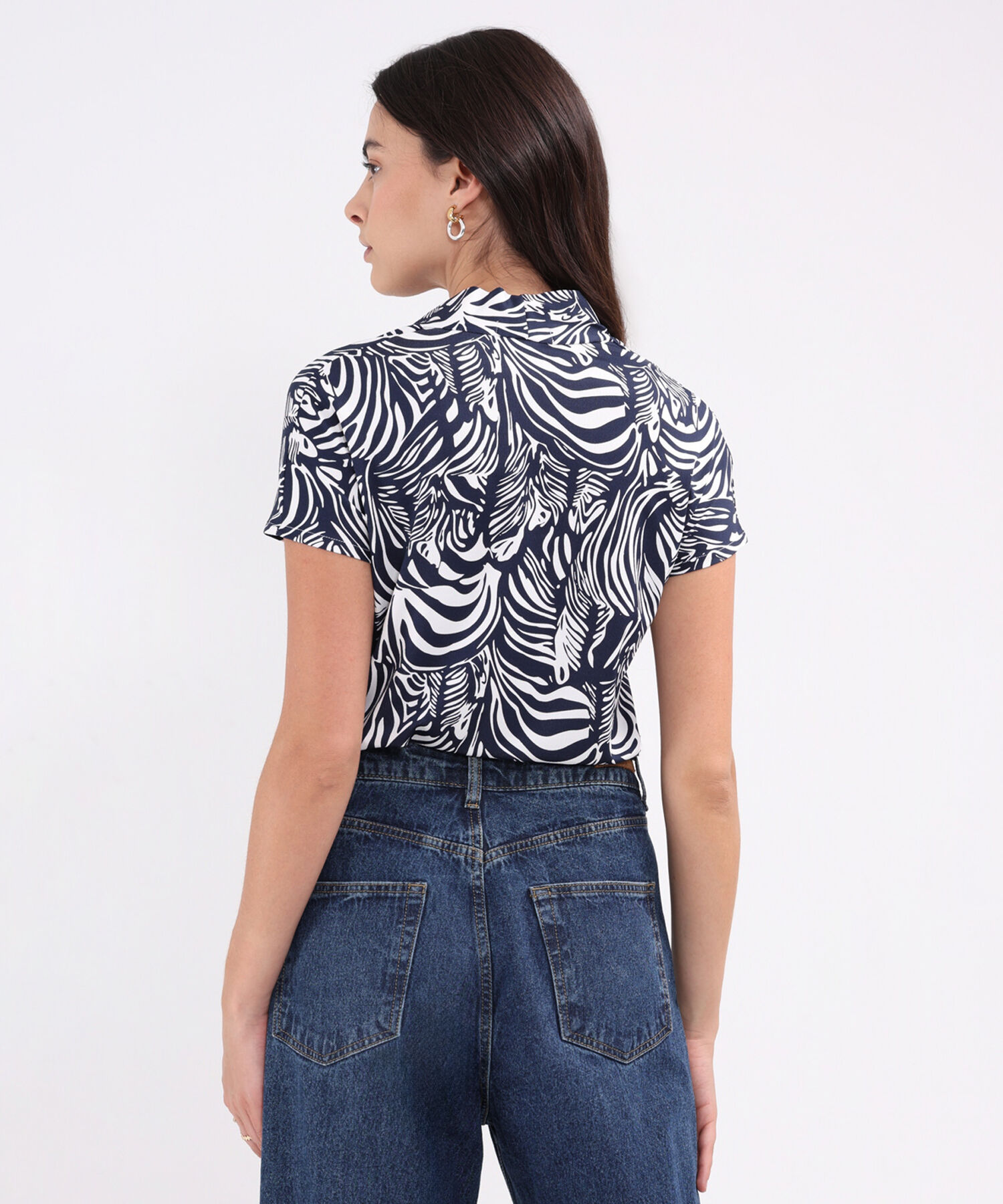 Camiseta Manga Corta Estampada