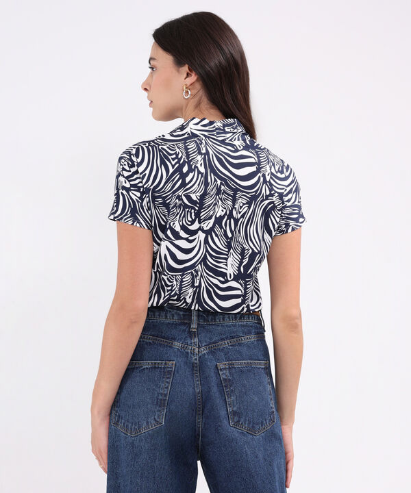 Camiseta Manga Corta Estampada