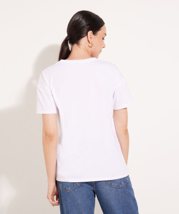 Camiseta Manga Corta Corrida Con Screen En Frente
