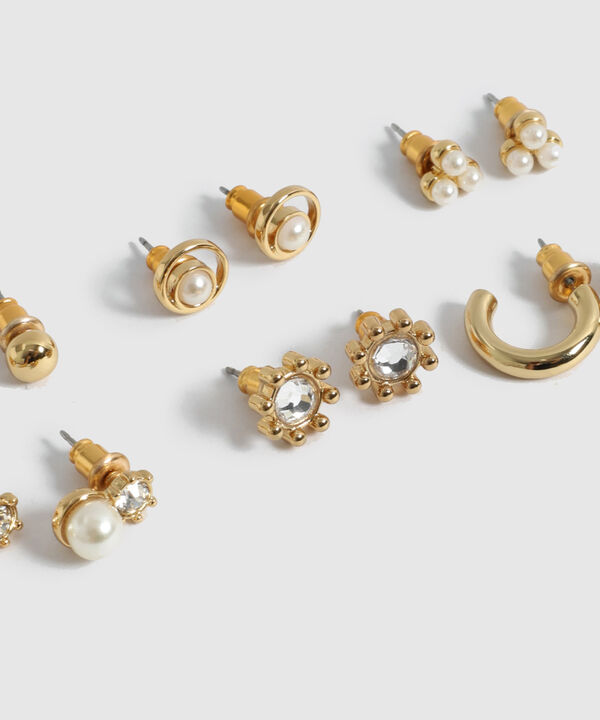 Set X6 Aretes Variados Mujer