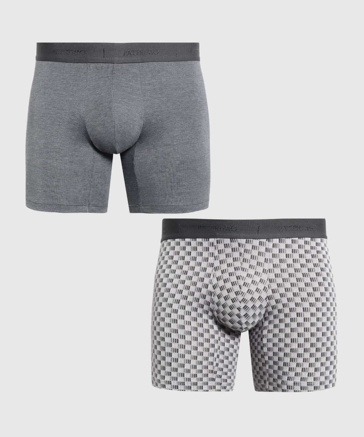 Set x2 B&oacute;xers Ergon&oacute;micos Esenciales para Hombre