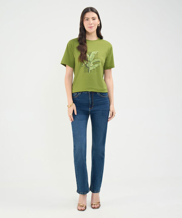 Camiseta Estampado Botánico image number null