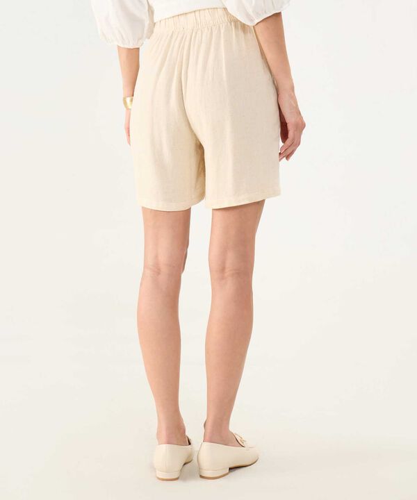Short en Efecto Lino