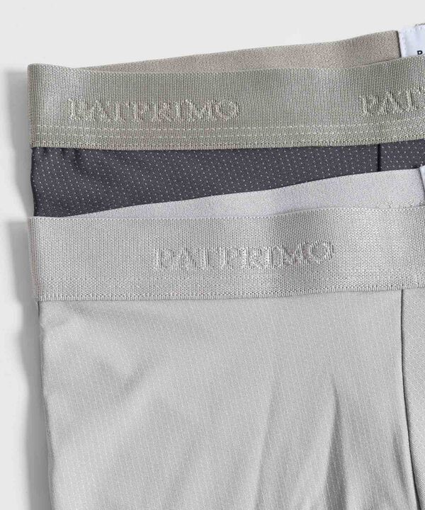 Set x2 B&oacute;xers Largos con Textura Microperforada para Hombre