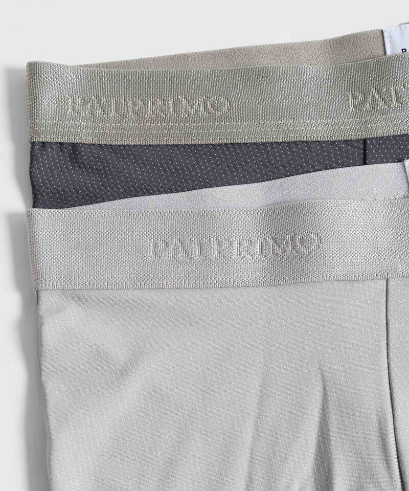 Set x2 B&oacute;xers Largos con Textura Microperforada para Hombre