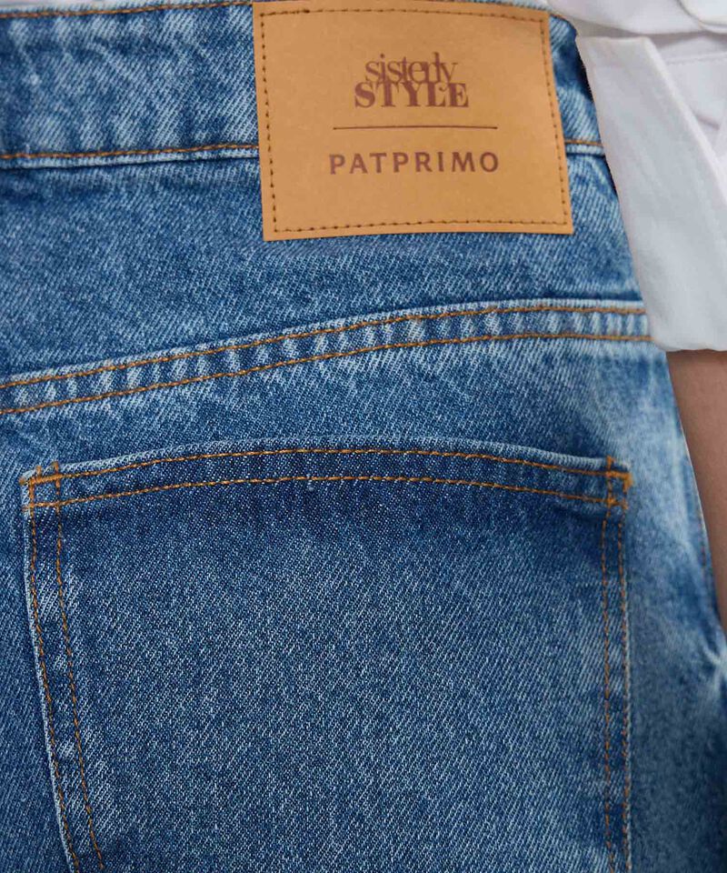 Jean Extra Wide Leg Tono Azul Medio