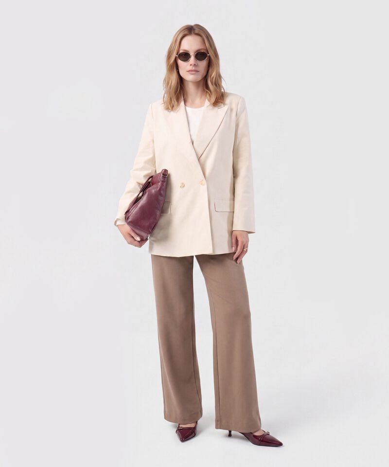 Blazer De Doble Botonadura Para Mujer