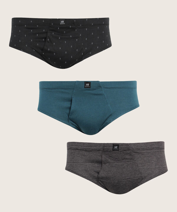 Pack X 3 Pantaloncillos Cl&aacute;sicos En Algod&oacute;n  image number null