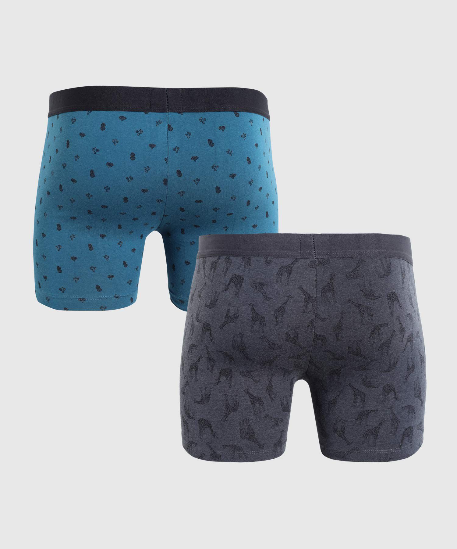 Pack X 2 B&oacute;xer Medio Estampado