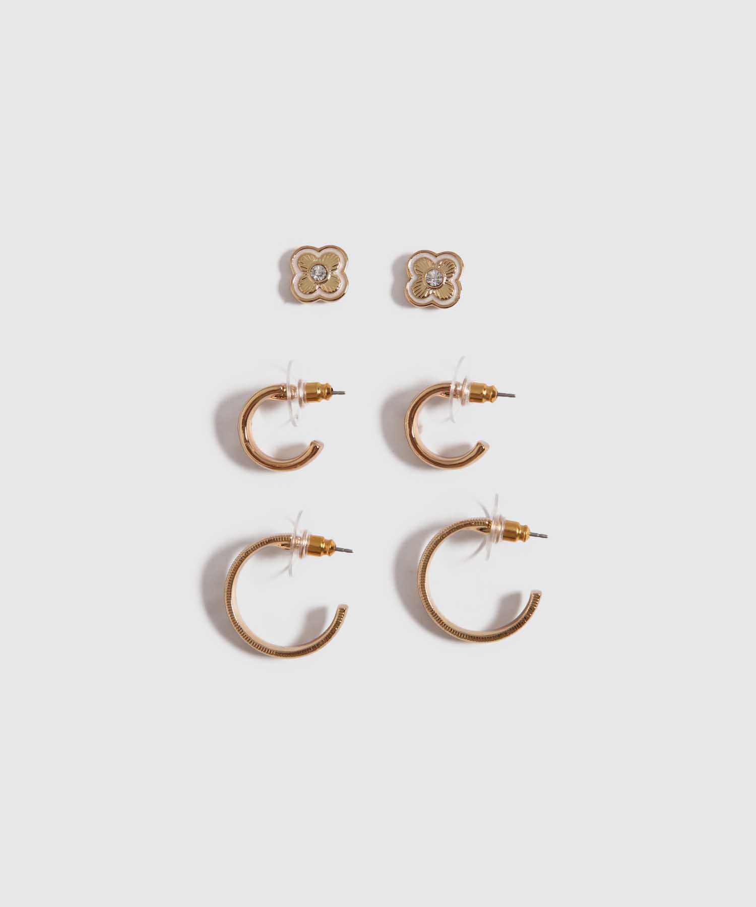 Set x 3 Aretes con Brillos