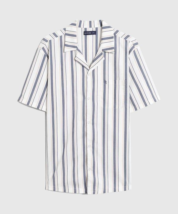 Pijama A Rayas Con Bolsillo Para Hombre image number null