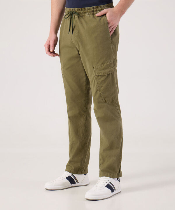 Jogger unicolor con cinta para ajustar  image number null