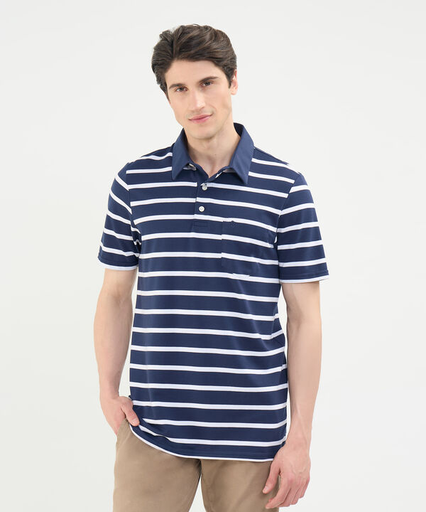 Polo Cuello Duro con Franjas image number null