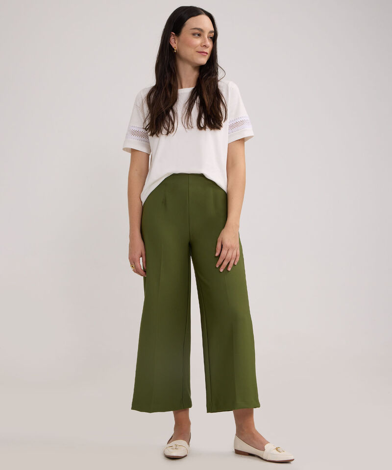 Pantalón Culotte Unicolor