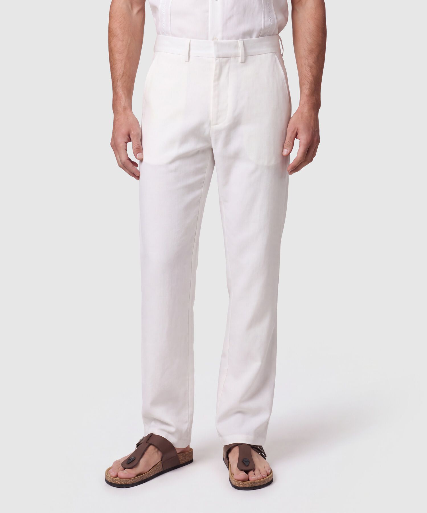 Pantal&oacute;n Chino Corte Recto Para Hombre