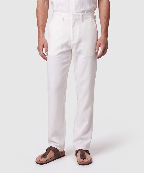 Pantal&oacute;n Chino Corte Recto Para Hombre image number null