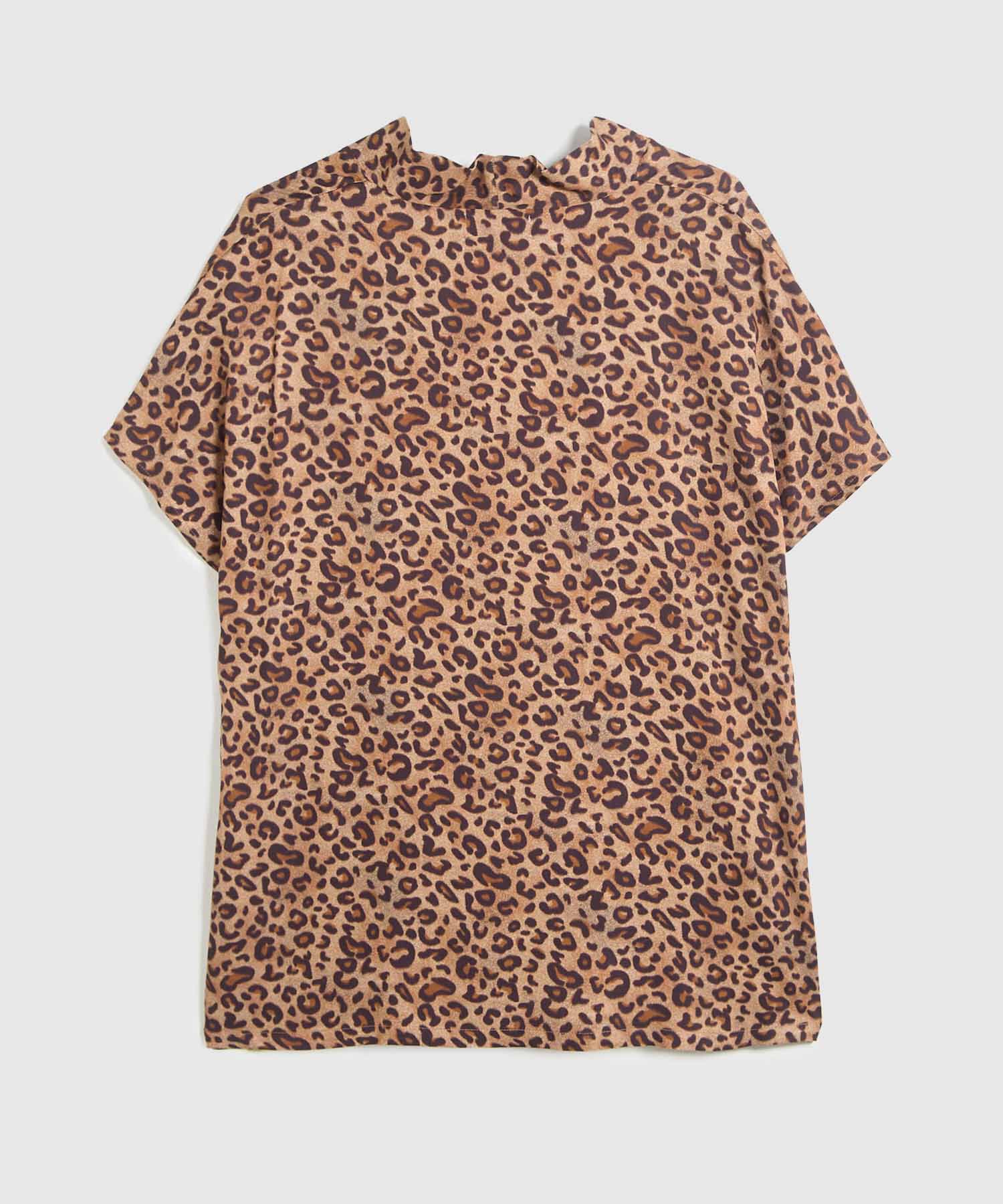 Blusa animal print para mujer curvy