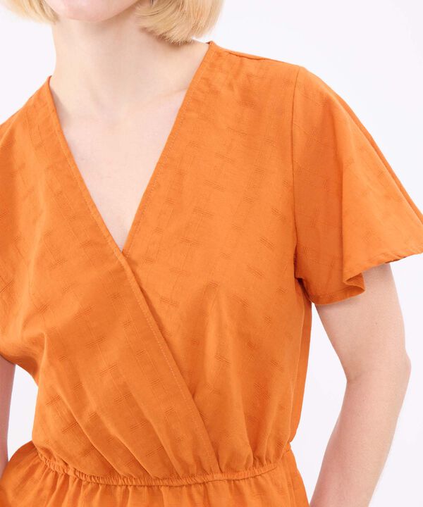 Blusa Unicolor Con Textura image number null