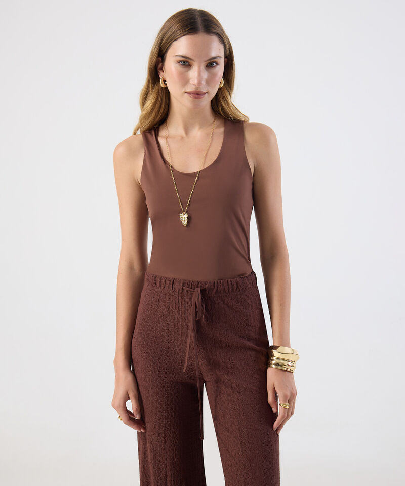 Camiseta B&aacute;sico Sisa Cuello Amplio Para Mujer