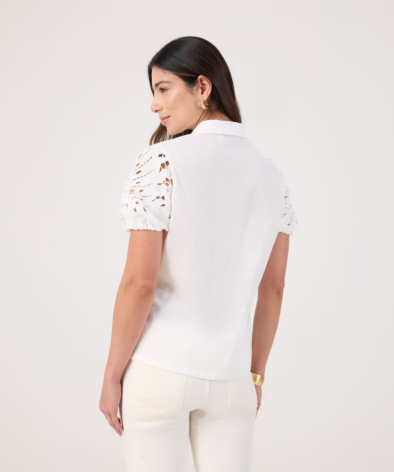 Camisa en ojalillo 