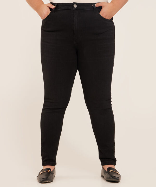 Jean Skinny Tono Negro image number null