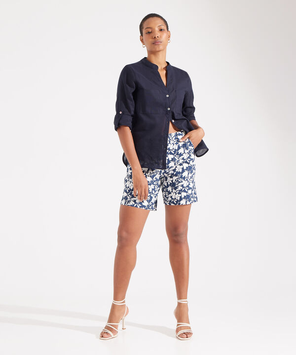 Blusa Manga ¾ en Lino