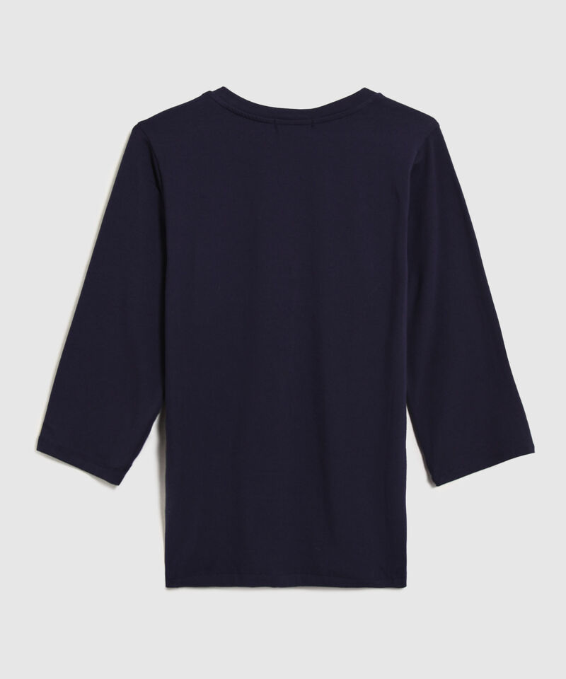 Camiseta Unicolor Con Detalle 