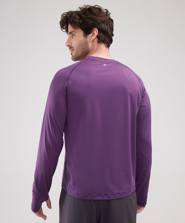 Camiseta Ml Unicolor Con Cuello Redondo