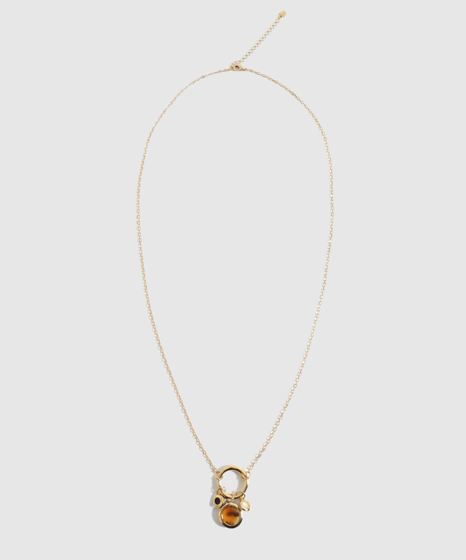 Set De Collar Y Aretes Con Dijes Mujer