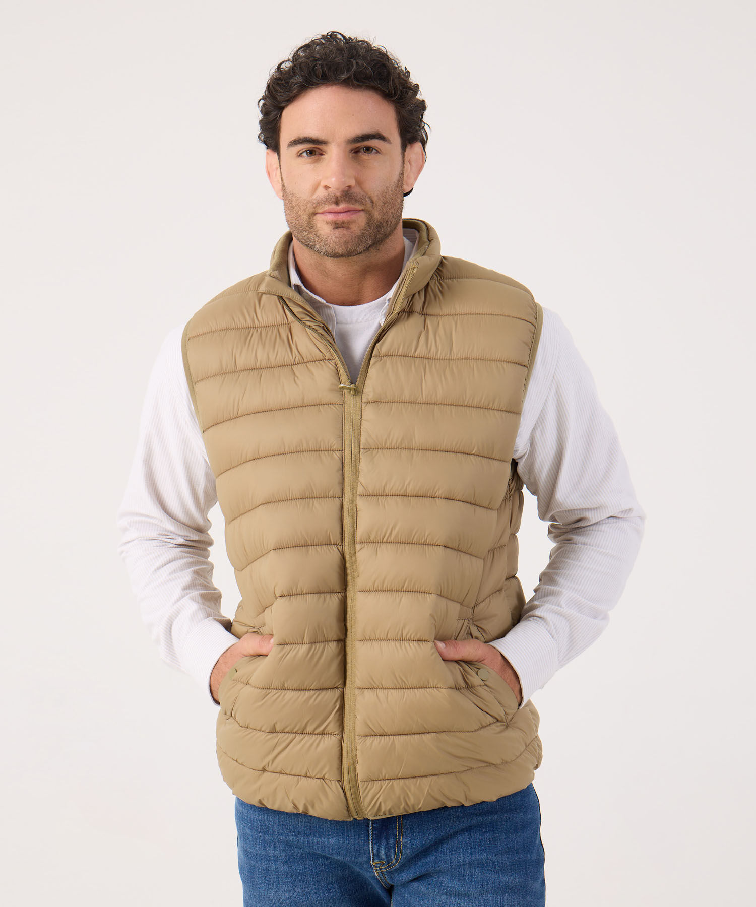 Chaleco Unicolor Acolchado