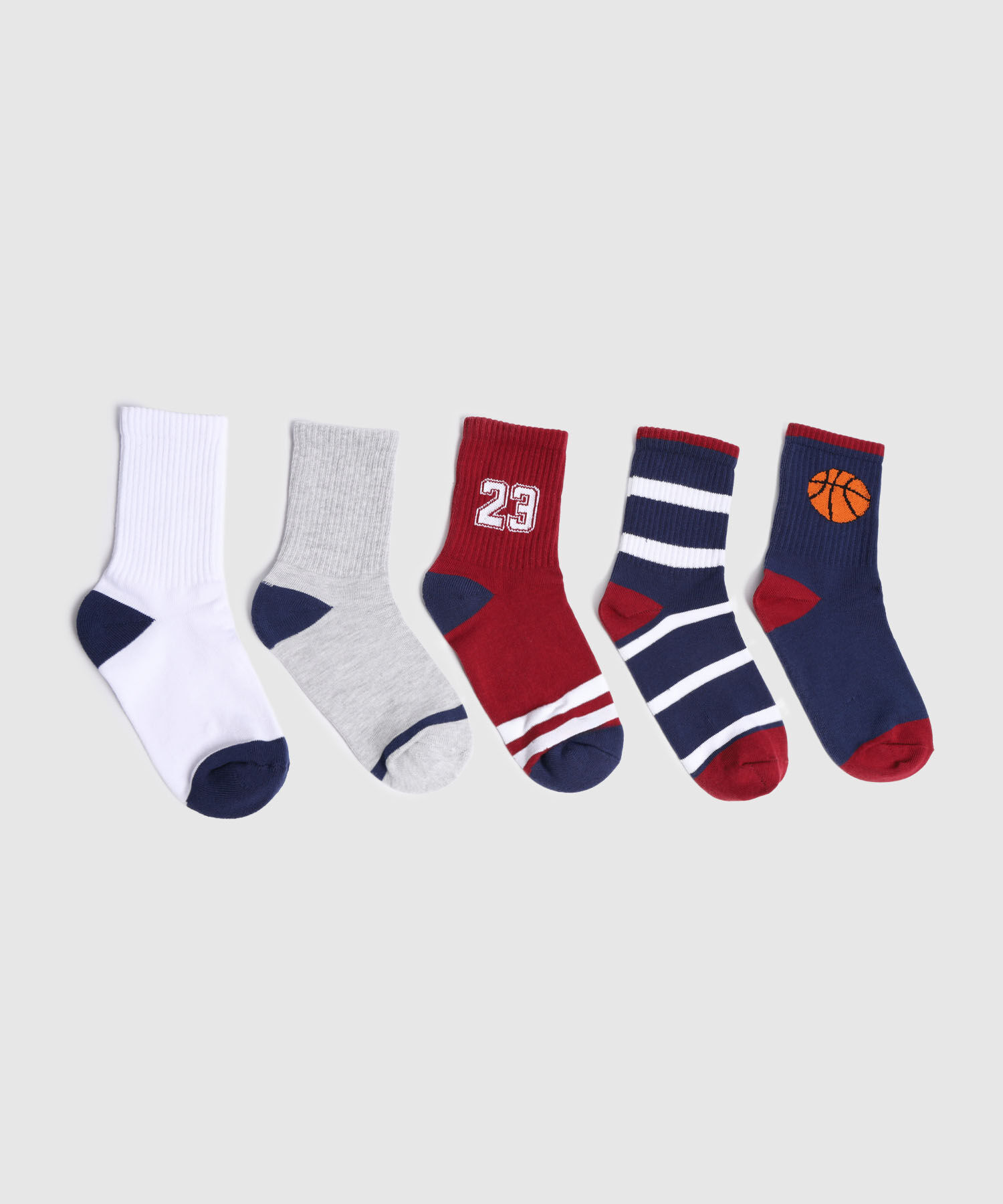 Pack x5 medias para niño